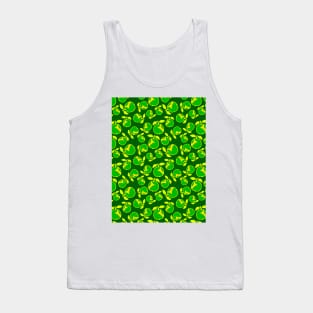 Green apple mesh Tank Top